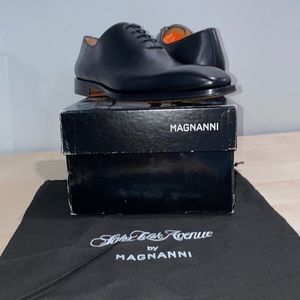 Black leather Shoes by Magnanni made in Spain.